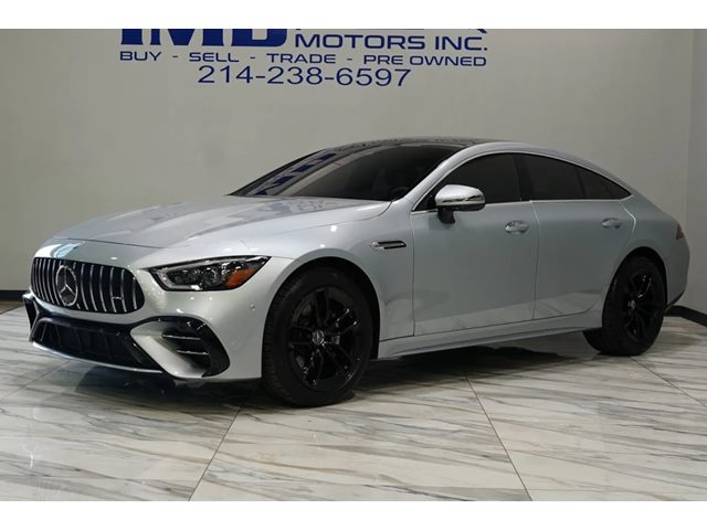 Cirrus Silver Metallic 2024 Mercedes-Benz AMG GT 43 AWD Coupe All-Wheel Drive Automatic