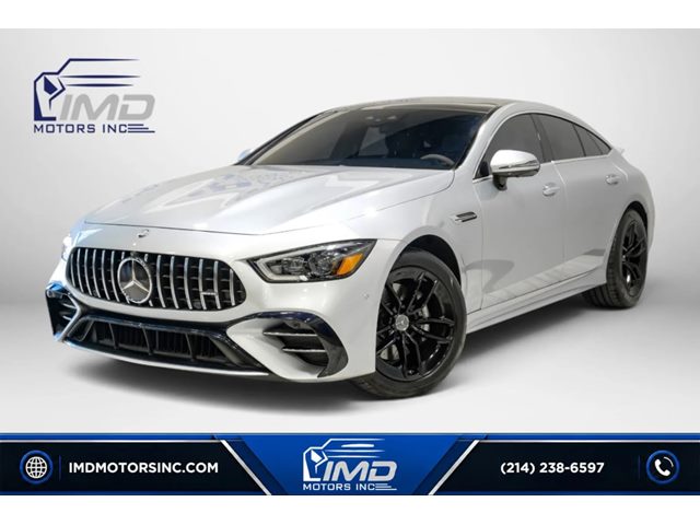 Cirrus Silver Metallic 2024 Mercedes-Benz AMG GT Coupe All-Wheel Drive Automatic