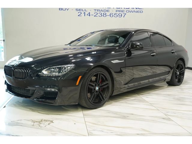 Black Sapphire Metallic 2015 BMW 6 Series 640i xDrive Gran Coupe AWD Sedan All-Wheel Drive Automatic
