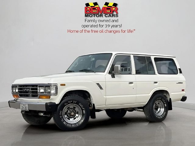 White 1988 Toyota Land Cruiser SUV / Crossover Four-Wheel Drive Automatic