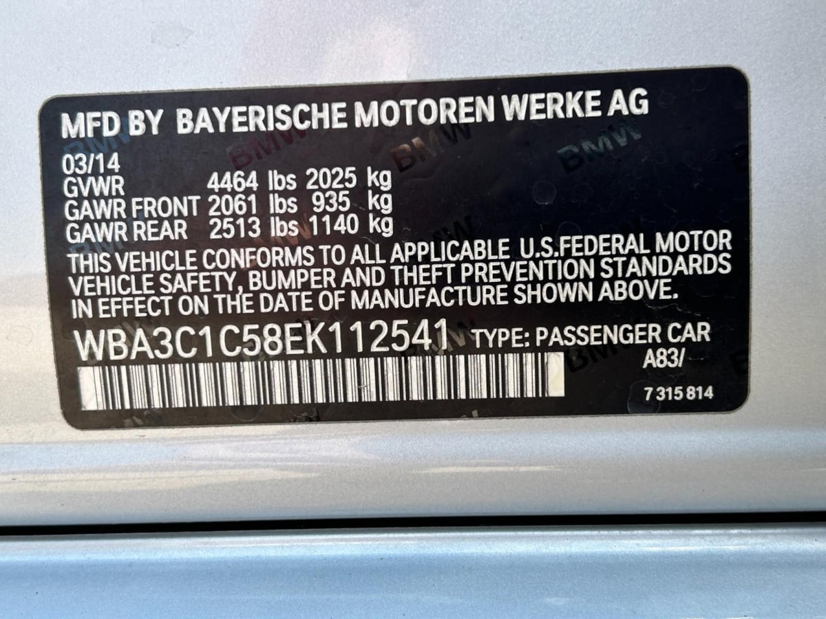 2014 Bmw 328i SULEV photo 9