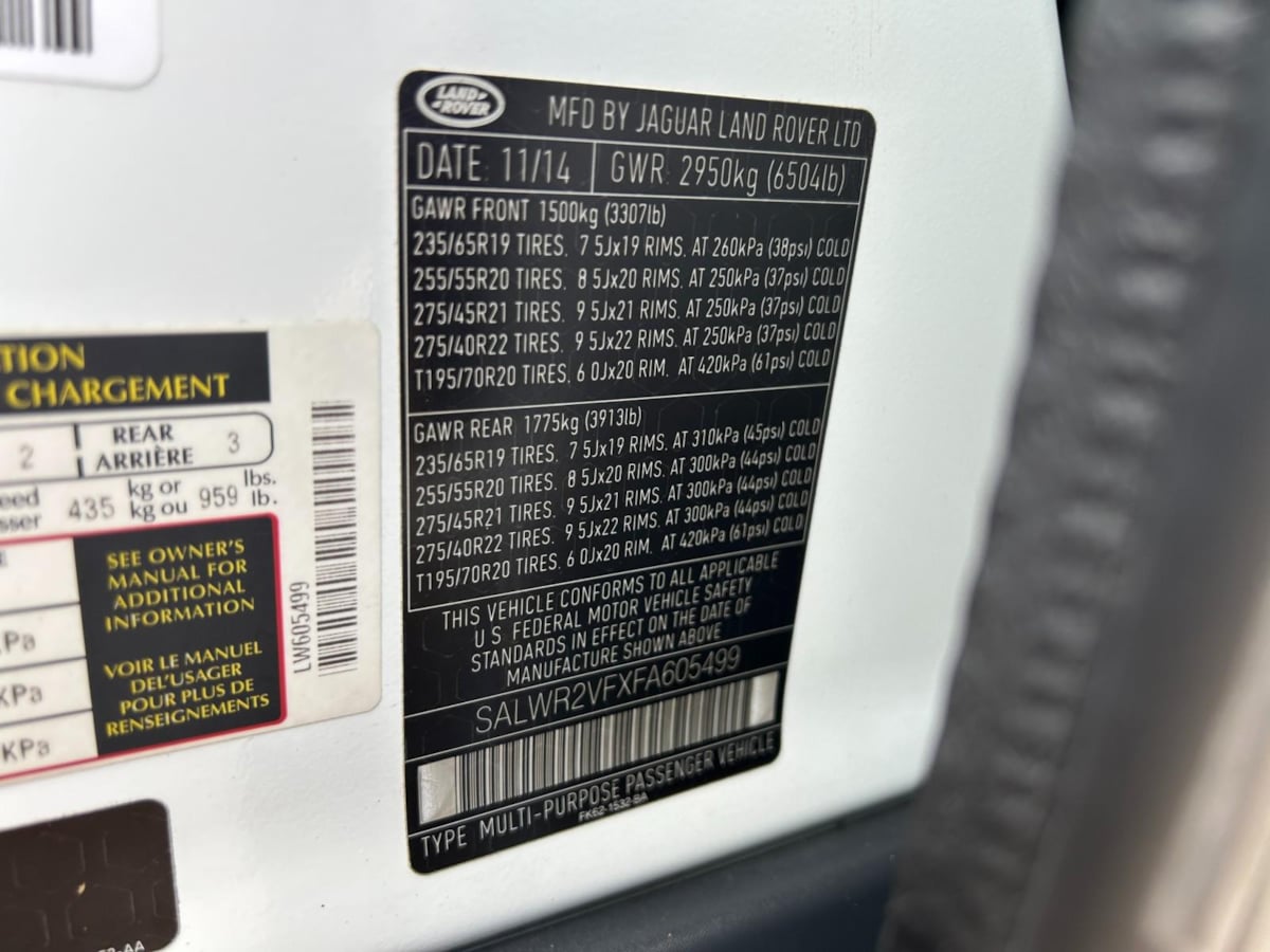 2015 Land Rover Range Rover Sport SuperCharged HSE photo 22