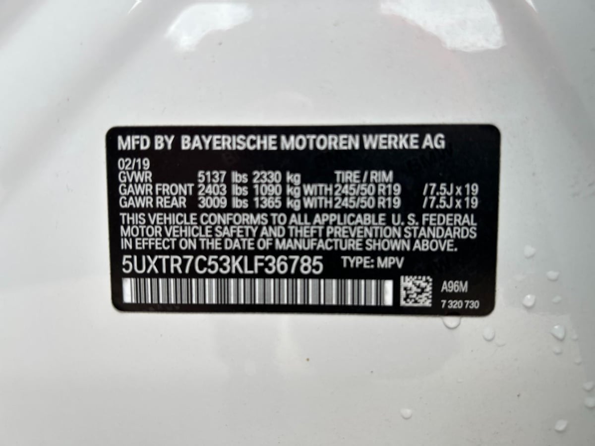 2019 Bmw X3 sDrive30i photo 41