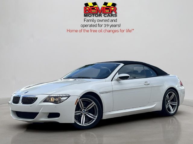 Alpine White 2008 BMW M6 Convertible Rear-Wheel Drive Manual