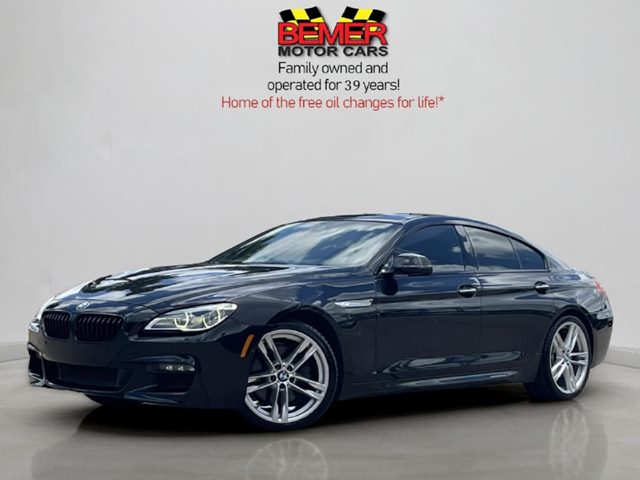 Black Sapphire Metallic 2016 BMW 6 Series 650i Gran Coupe RWD Sedan Rear-Wheel Drive Automatic