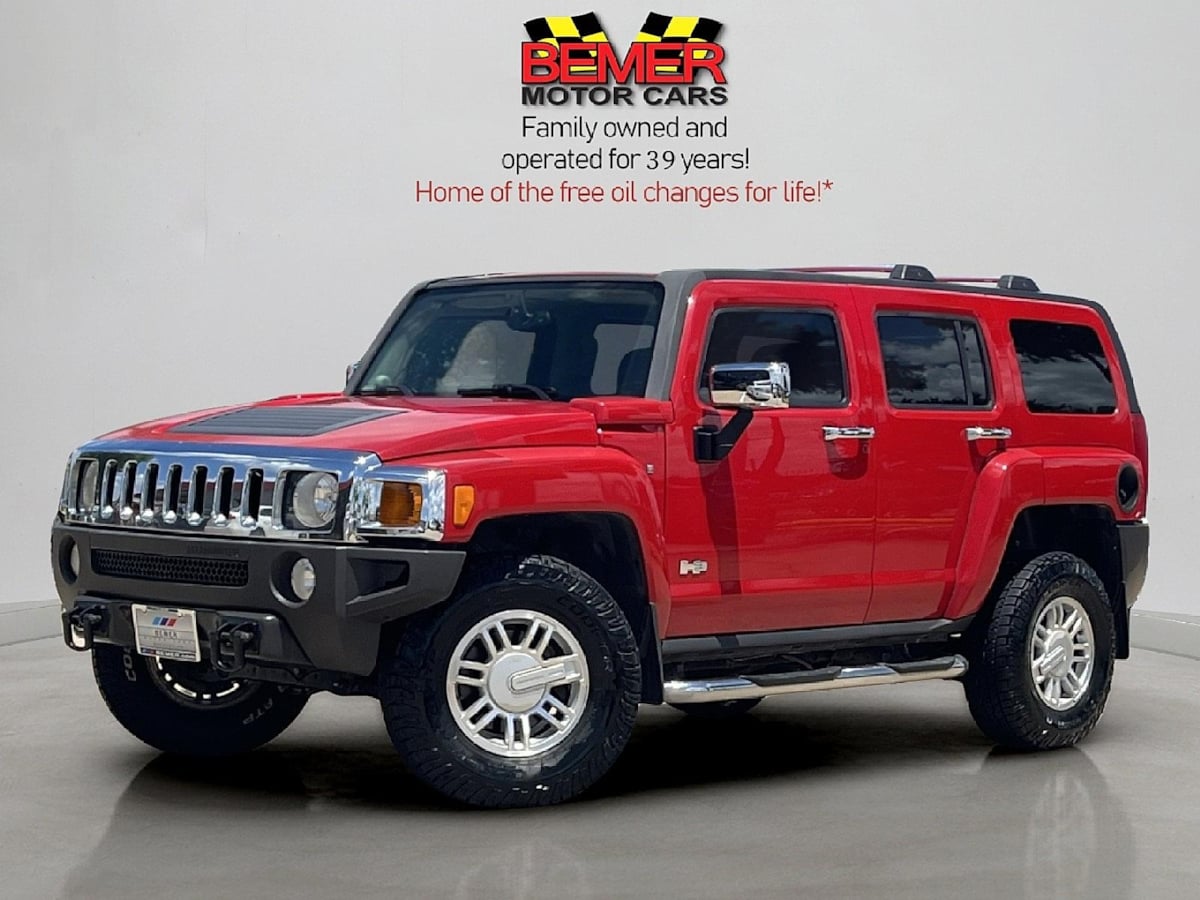 Victory Red 2007 Hummer H3 SUV / Crossover Four-Wheel Drive Automatic