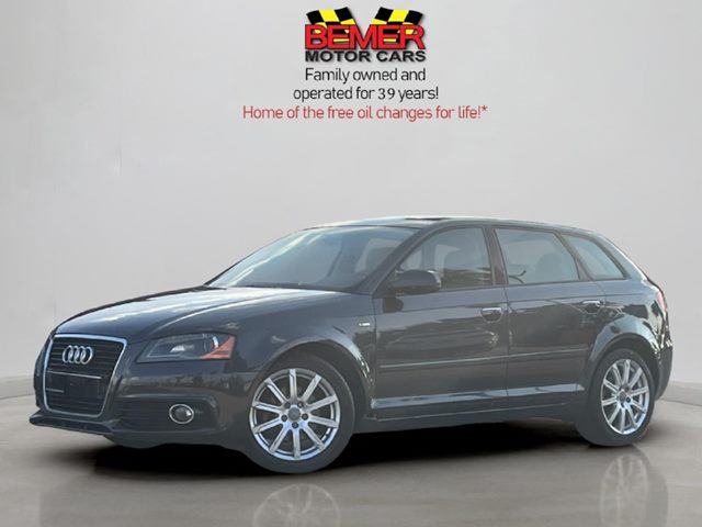 Brilliant Black 2012 Audi A3 Wagon Front-Wheel Drive Automatic