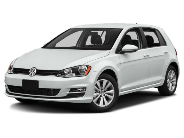 Pure White 2015 Volkswagen Golf Hatchback Front-Wheel Drive Automatic