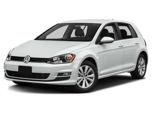 Pure White 2015 Volkswagen Golf Hatchback Front-Wheel Drive Automatic