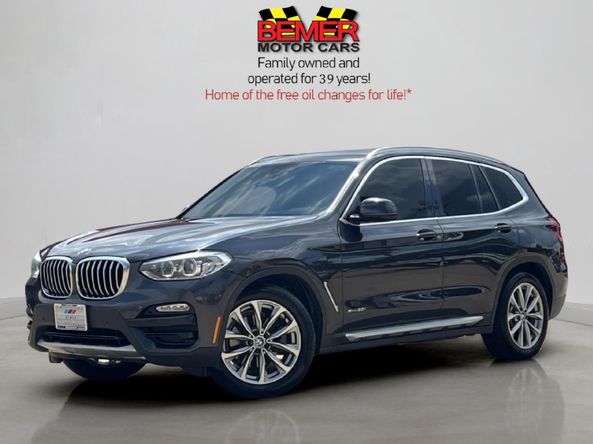 Gray (Dark Graphite Metallic) 2018 BMW X3 SUV / Crossover All-Wheel Drive Automatic