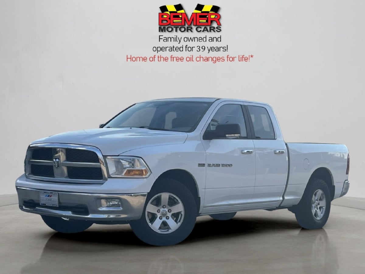 Bright White 2012 RAM 1500 Pickup Truck Four-Wheel Drive Automatic