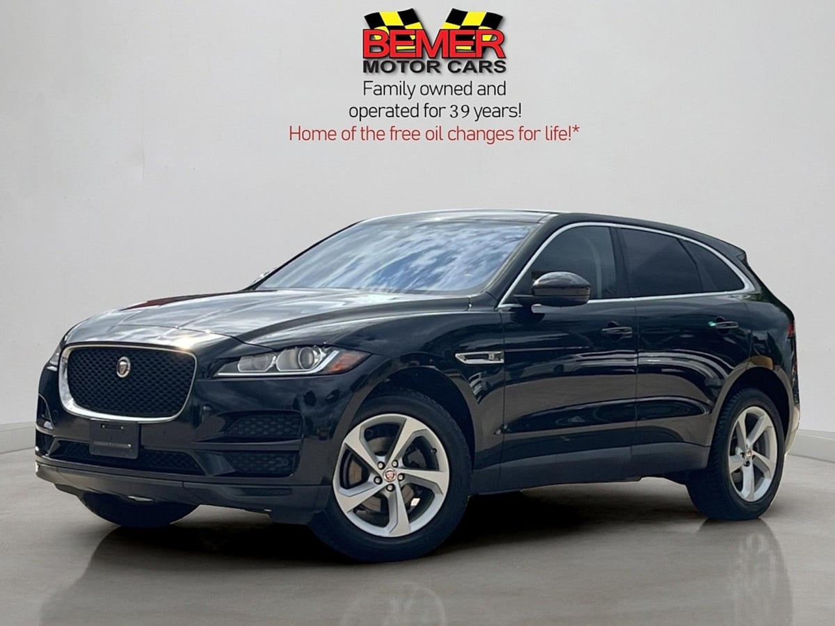 Narvik Black 2019 Jaguar F-PACE SUV / Crossover All-Wheel Drive Automatic