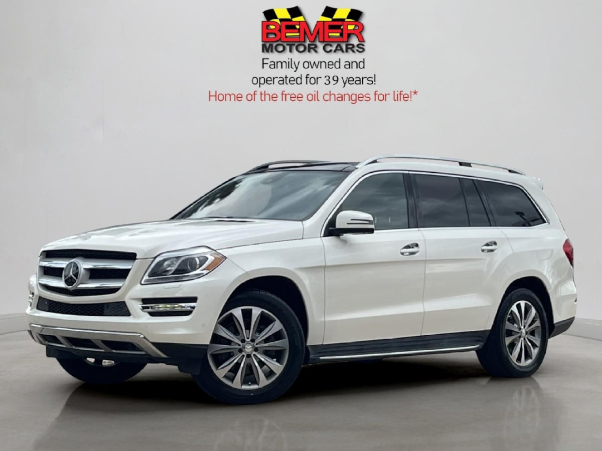 Diamond White Metallic 2015 Mercedes-Benz GL-Class SUV / Crossover All-Wheel Drive Automatic