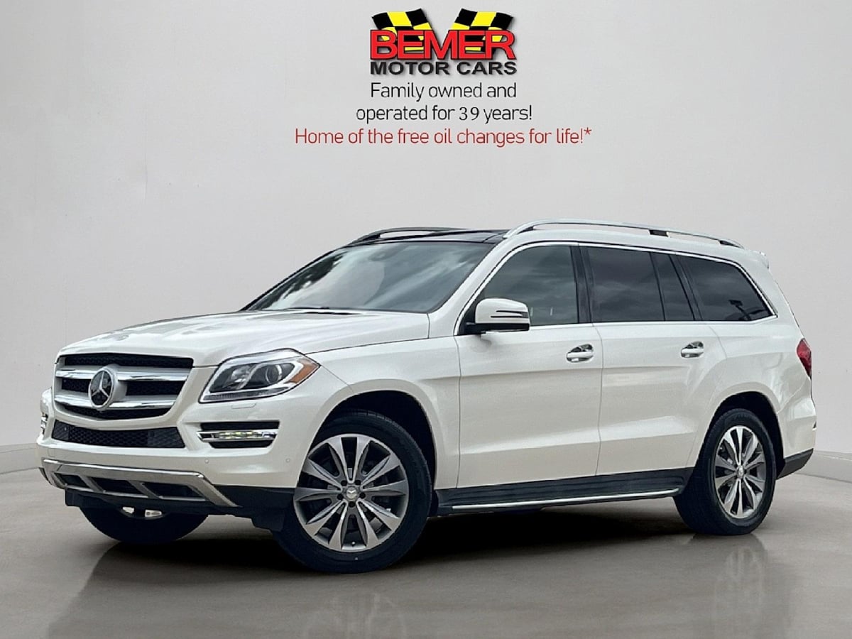 Diamond White Metallic 2015 Mercedes-Benz GL-Class SUV / Crossover All-Wheel Drive Automatic