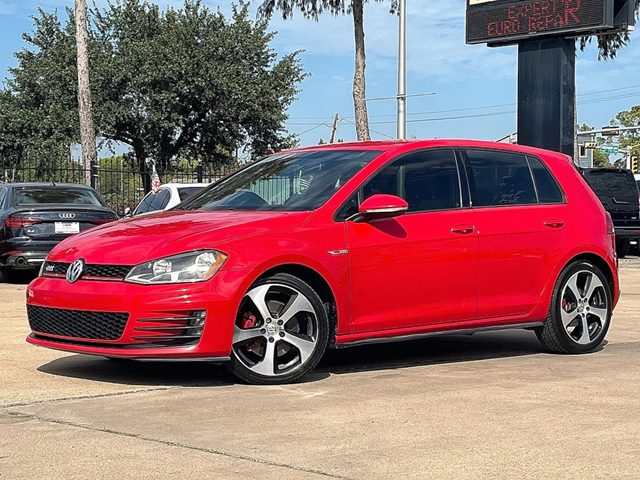 Tornado Red 2017 Volkswagen Golf GTI Hatchback Front-Wheel Drive Manual