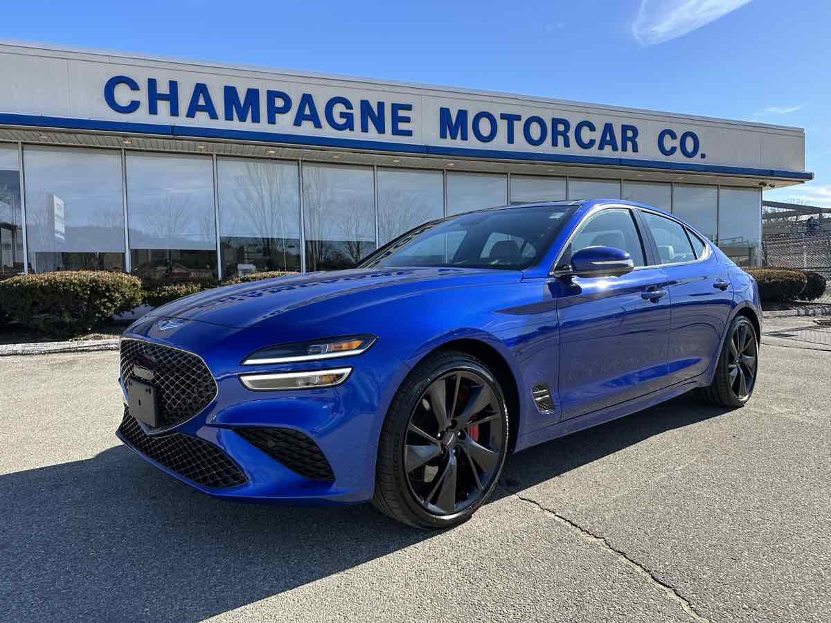 2022 Genesis G70 3.3T Sport Prestige Mallorca Blue