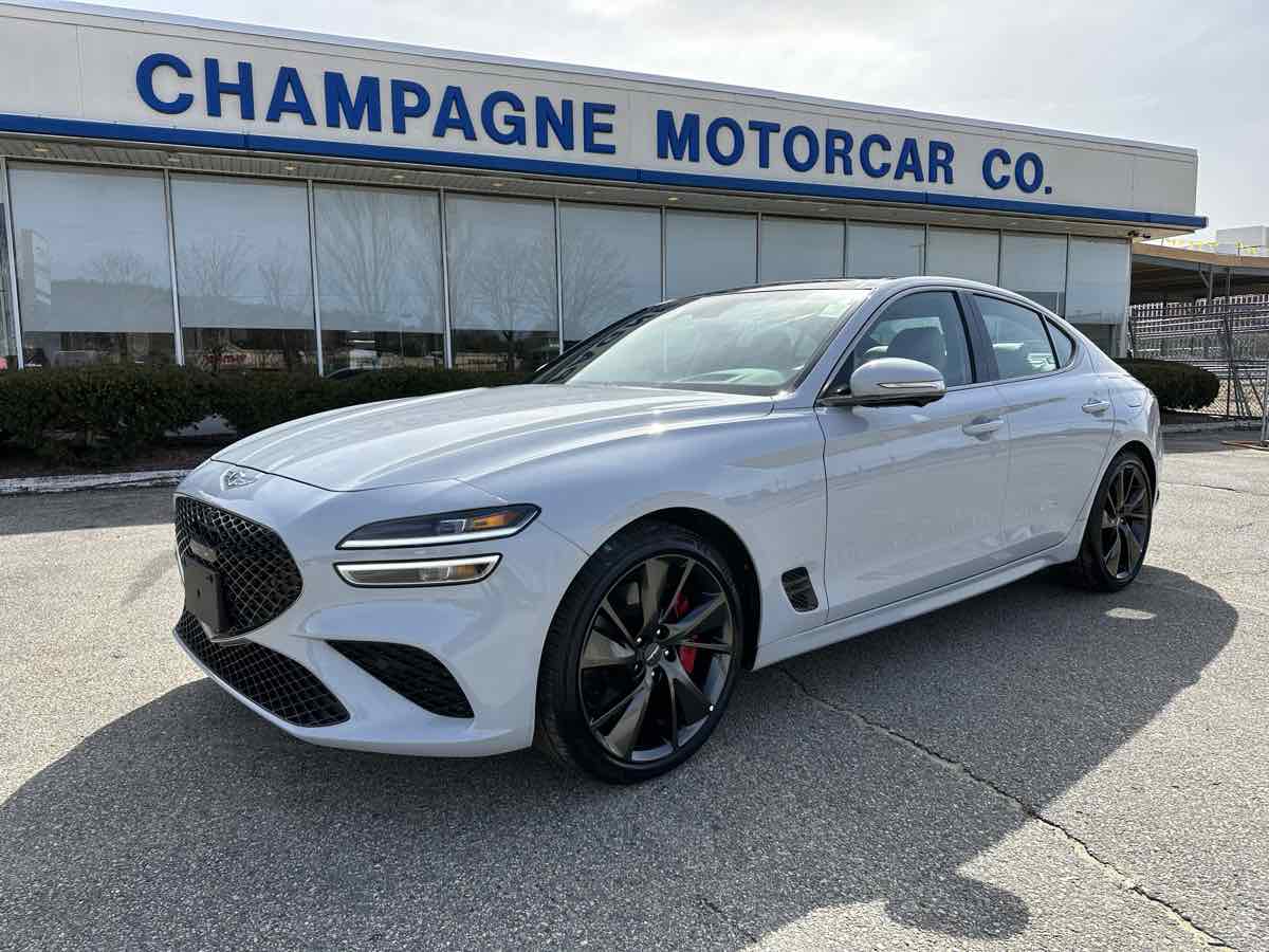 Sold 2022 Genesis G70 3.3T Sport Prestige in Siberian Ice in