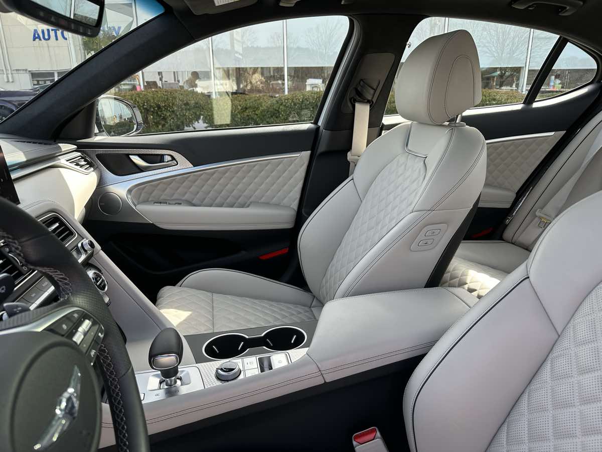 Sold 2022 Genesis G70 3.3T Sport Prestige in Siberian Ice in