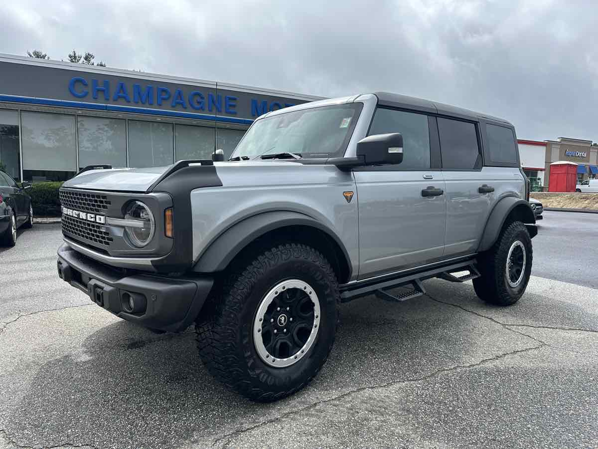 2023 Ford Bronco Badlands Sasquatch and High Package $64,115 MSRP