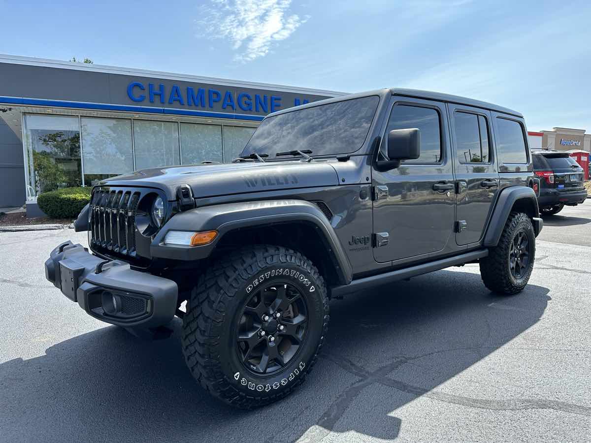 2022 Jeep Wrangler Unlimited Willys One Touch Power Sky Roof, LOADED