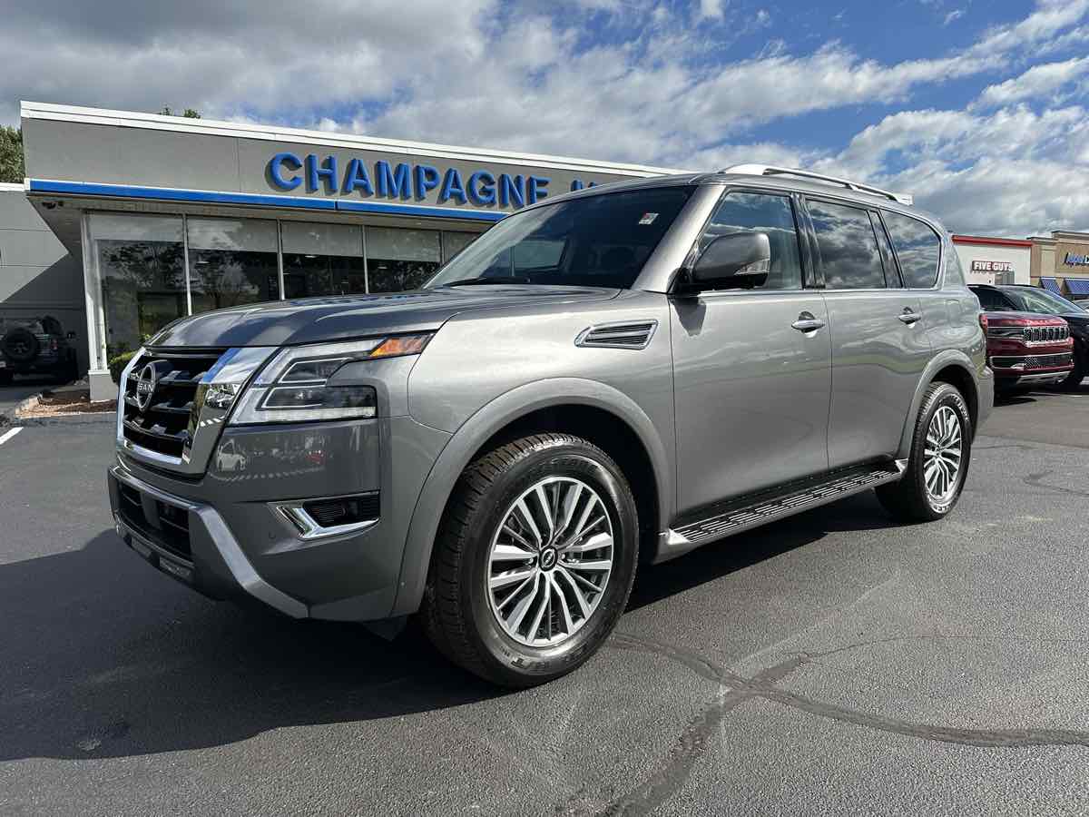 2024 Nissan Armada SL with 2nd Row Captain Chairs, MSRP $66,335 new