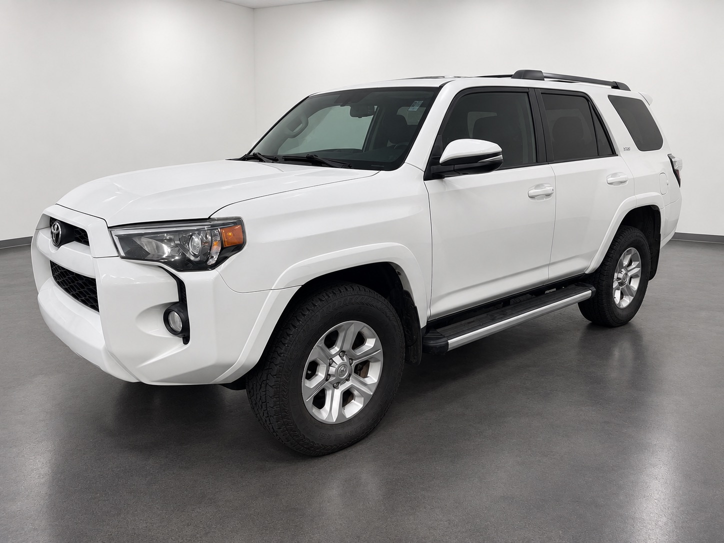 Super White 2017 Toyota 4Runner SUV / Crossover Four-Wheel Drive Automatic