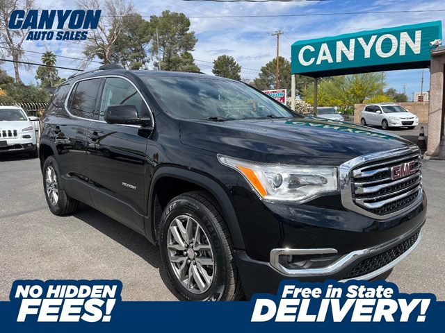 Black (Ebony Twilight Metallic) 2019 GMC Acadia SLE-2 FWD SUV / Crossover Front-Wheel Drive Automatic