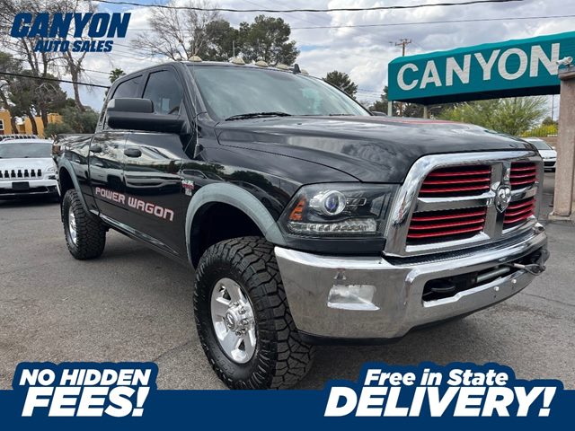 Brilliant Black Crystal Pearlcoat 2016 RAM 2500 Power Wagon Crew Cab 4WD Pickup Truck Four-Wheel Drive Automatic