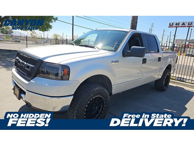 Silver Metallic 2008 Ford F-150 FX4 SuperCrew SB Pickup Truck Four-Wheel Drive Automatic