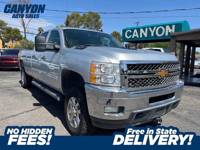 Silver Ice Metallic 2014 Chevrolet Silverado 3500HD Pickup Truck Four-Wheel Drive Automatic