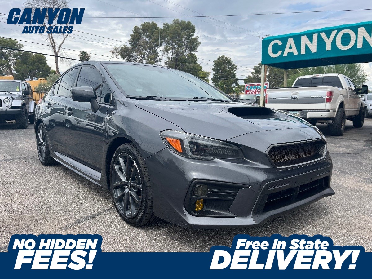 Magnetite Gray Metallic 2021 Subaru WRX Sedan All-Wheel Drive Manual
