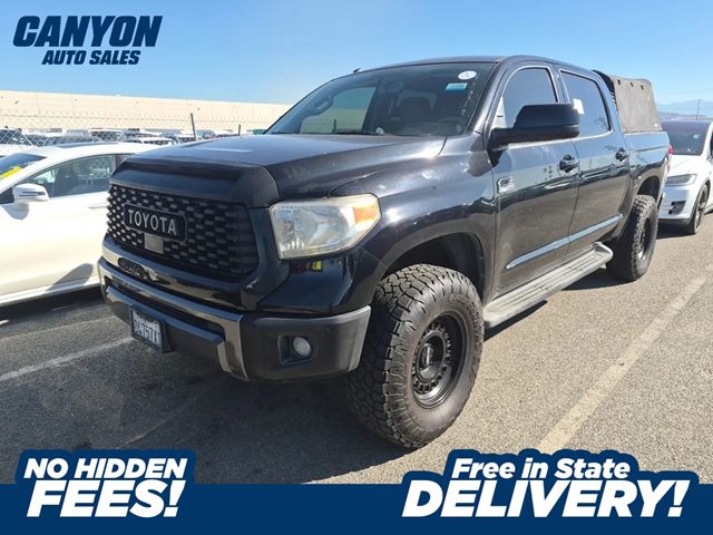 Midnight Black Metallic 2016 Toyota Tundra Pickup Truck Four-Wheel Drive Automatic