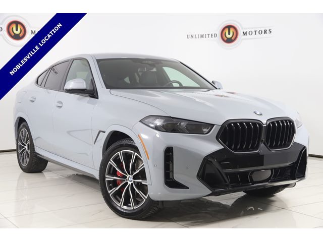 Gray Metallic 2025 BMW X6 xDrive40i AWD SUV / Crossover All-Wheel Drive Automatic