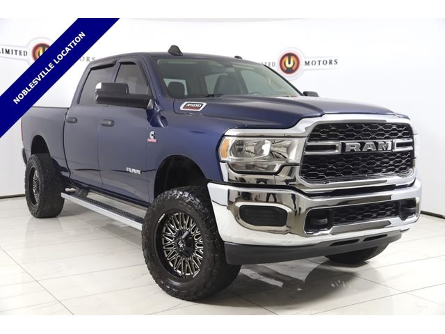 Patriot Blue Pearlcoat 2020 RAM 3500 Tradesman Crew Cab 4WD Pickup Truck Four-Wheel Drive Automatic