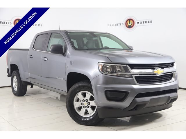 Gray (Steel Metallic) 2019 Chevrolet Colorado Pickup Truck Four-Wheel Drive Automatic