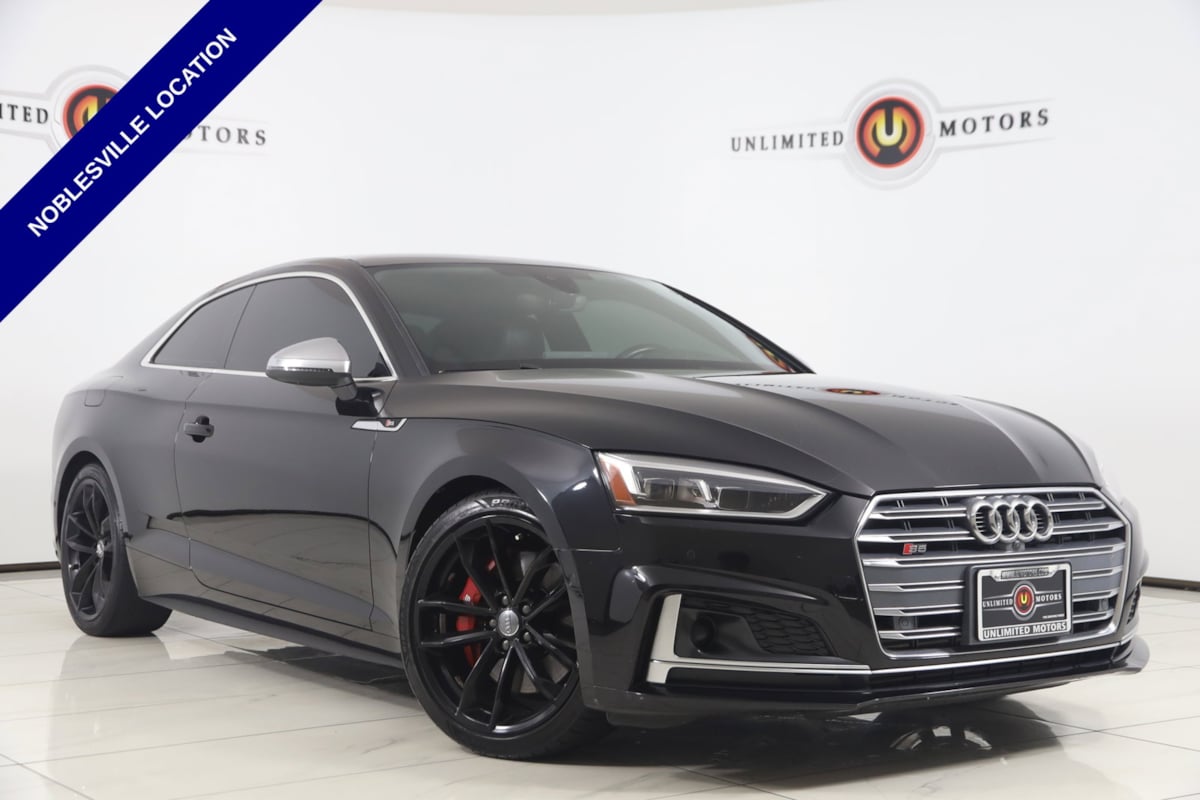 Black Metallic 2019 Audi S5 Coupe All-Wheel Drive Automatic