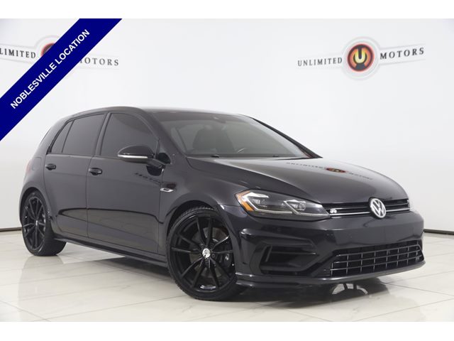 Mocha Anthracite Metallic 2019 Volkswagen Golf R Hatchback All-Wheel Drive Manual