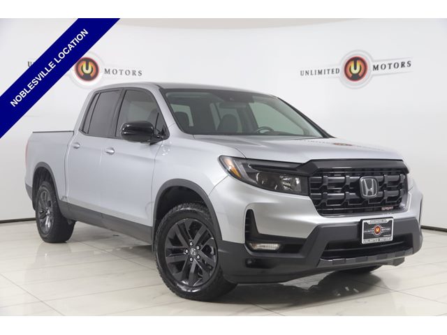 Solar Silver Metallic 2025 Honda Ridgeline Pickup Truck All-Wheel Drive Automatic