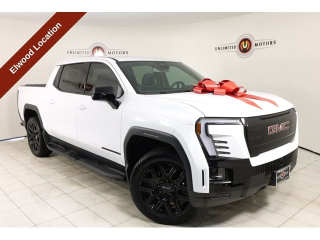 Summit White 2026 GMC Sierra EV Elevation Crew Cab (Standard Range) e4WD Pickup Truck All-Wheel Drive Automatic