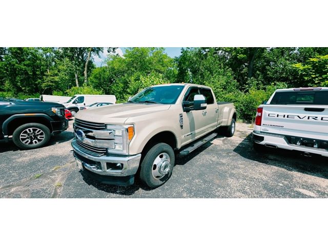 White Gold Metallic 2017 Ford F-350 Super Duty Pickup Truck Four-Wheel Drive Automatic