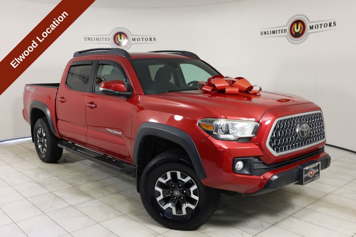 Barcelona Red Metallic 2019 Toyota Tacoma Pickup Truck Four-Wheel Drive Automatic