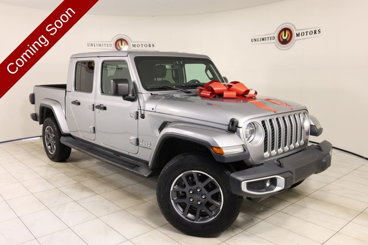 Billet Silver Metallic 2021 Jeep Gladiator Pickup Truck Four-Wheel Drive Automatic