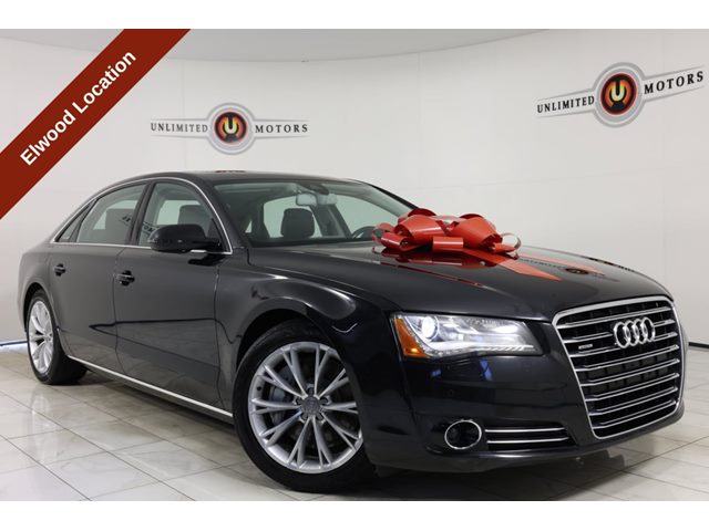 Black 2011 Audi A8 Sedan All-Wheel Drive Automatic
