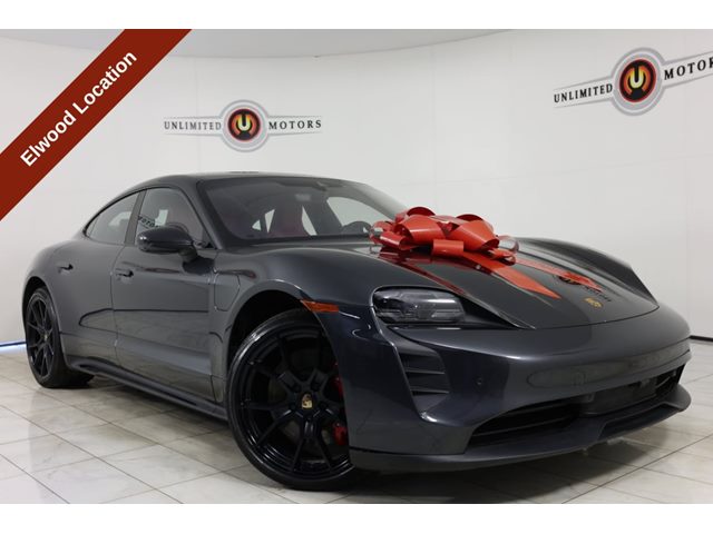 Gray 2024 Porsche Taycan Sedan All-Wheel Drive Automatic