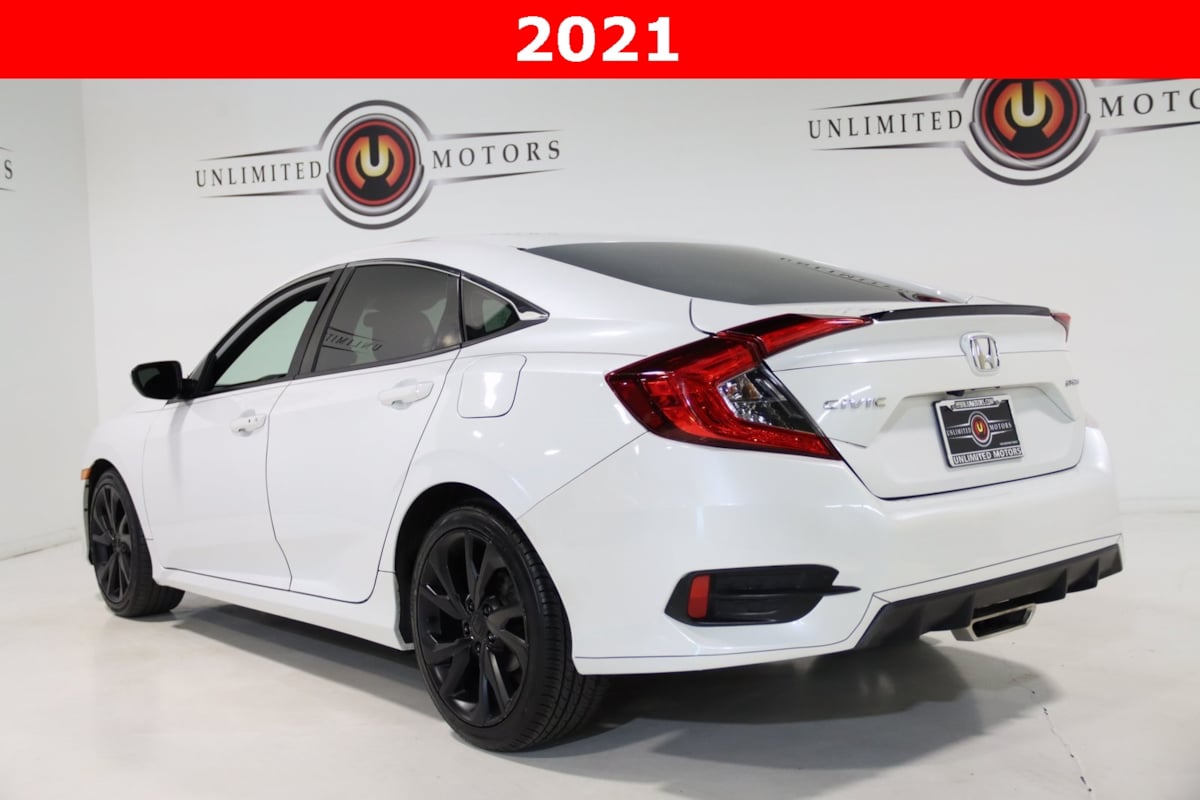 Sold 2021 Honda Civic Sedan Sport in Fishers