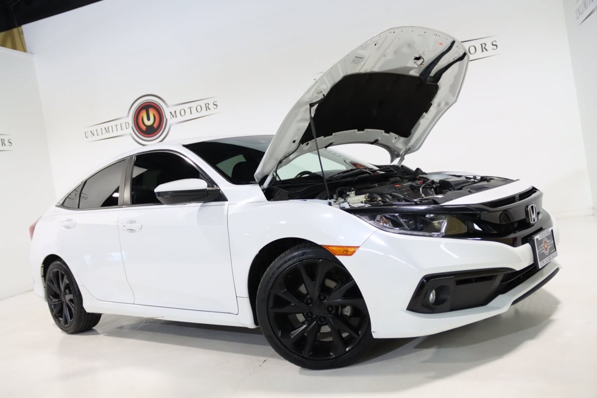 Sold 2021 Honda Civic Sedan Sport in Fishers