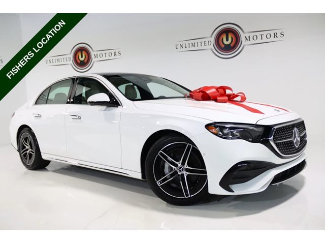 Polar White 2025 Mercedes-Benz E-Class Sedan All-Wheel Drive Automatic