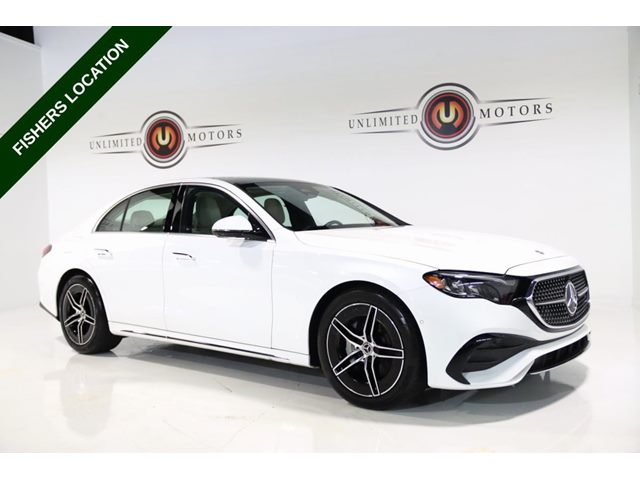 Polar White 2025 Mercedes-Benz E-Class Sedan All-Wheel Drive Automatic