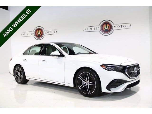Polar White 2025 Mercedes-Benz E-Class Sedan All-Wheel Drive Automatic