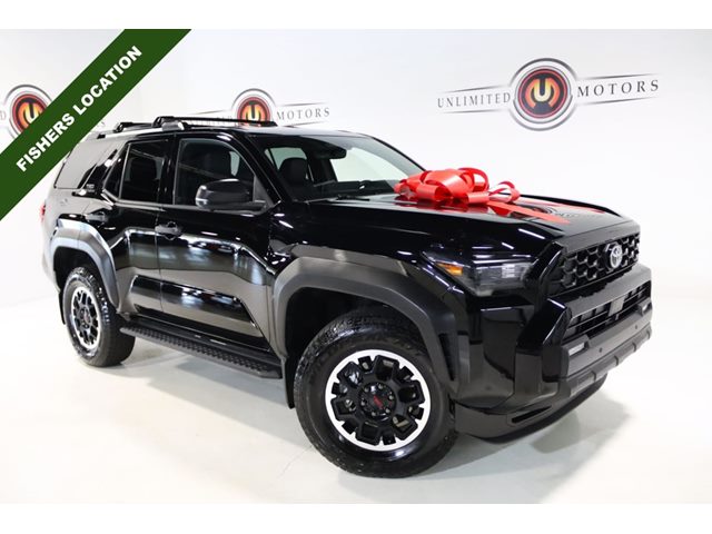 Black 2025 Toyota 4Runner TRD Off-Road Premium 4WD SUV / Crossover Four-Wheel Drive Automatic